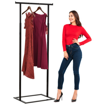 Urbino Single Rail Mobile Clothing Rack