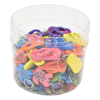 Clear Plastic Jar - 7 in Dia. - 106 Fl. Oz.