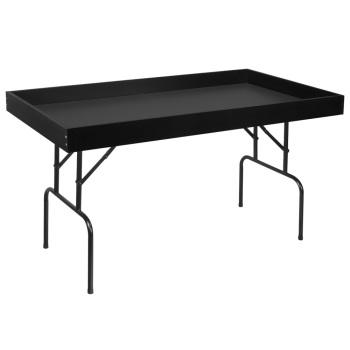 Large Black Folding Dump Table
