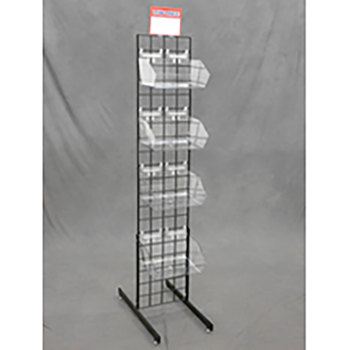 Black Impulse Display with Acrylic Bins