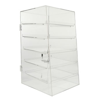 Acrylic Locking Display Case with 5 Trays