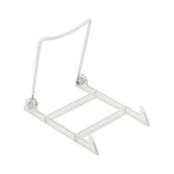 White 4 1/4 in. Adjustable Easel with Acrylic Base