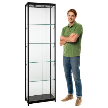 Assembled LED Lit Full Vision Showcase 