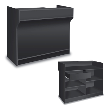 72 In. Retail Cash Register Checkout Counter
