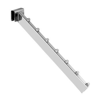 Chrome Slotted Wall Standard- 1/2 In. Slots