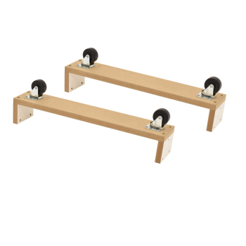 Caster kit for Slatwall Displays