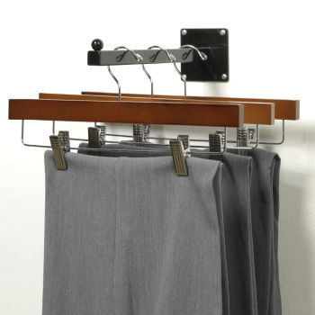 Black Wall Mount 12 in. Straight Arm