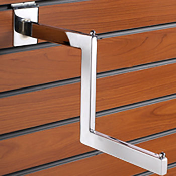 Chrome Step Down Slatwall Faceout