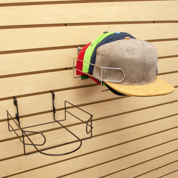 12 Cap Slatwall Retail Display Shelf