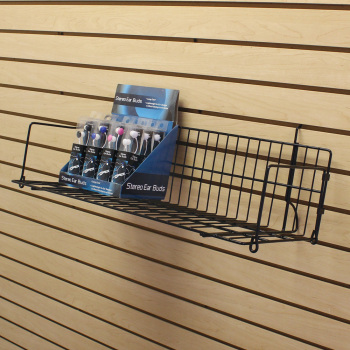 10 In. Deep Angled Slatwall Shelves