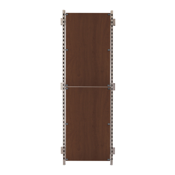 Di Simo 7 Foot Outrigger Wall Display With Walnut Wood Panels