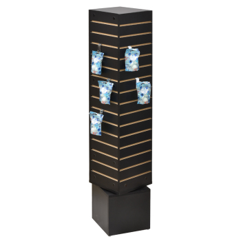 Rotating Slatwall Display - 12 In X 12 In