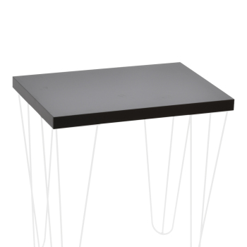 Black Melamine Tabletop For The Classic Hairpin Legs 