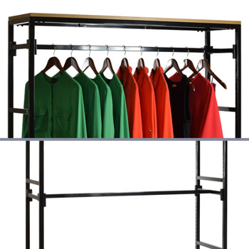 Add-On Hangrail for #3710 Wall Shelving Display