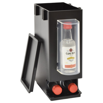 Black Shooter Display For 50 Ml Liquor Bottles - Carton Of 10 Airplane Liquor Bottle Displays