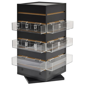 Countertop Spinner With Acrylic Shelves