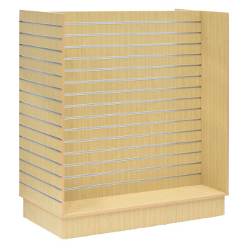Heavy Duty 48 in H Slatwall Display with Metal Inserts - 48 in w x 24 in d x 54 in h