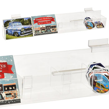 Removable Shelf Dividers For Acrylic Shelves - 10 Dividers Per Pack