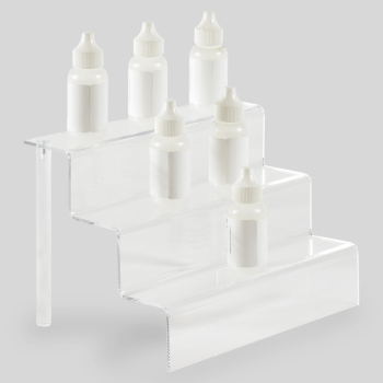 3-Tier Acrylic Step Riser Display - 9 in Wide 