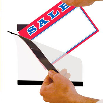 Easy to Change Window Magnetic Sign Holder 7 in. W x 5.5 in. H Landscape