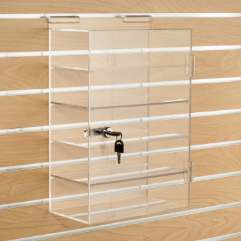 Locking Acrylic Showcase for Slatwall