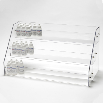 3 Tier Acrylic E Juice Display - 21 in. W x 9 1/2 in. D x 11 in. H