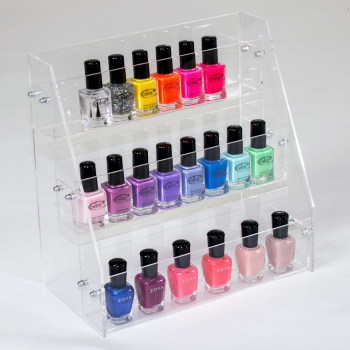 3 Tier Acrylic Display - 11 in. W x 5 1/2 in. D x 11 in. H