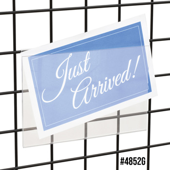 Acrylic Sign Holder for Gridwall 