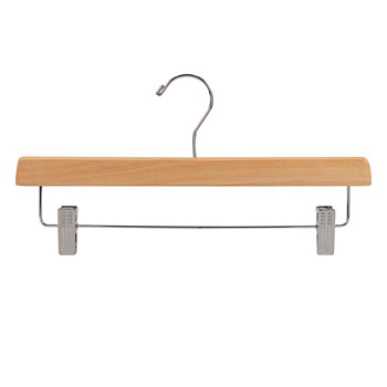 14 in. Skirt & Slack Natural Wood Hanger - 50 per carton