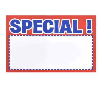 Special Economy Price Card