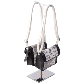 Double Sided Chrome Handbag Display