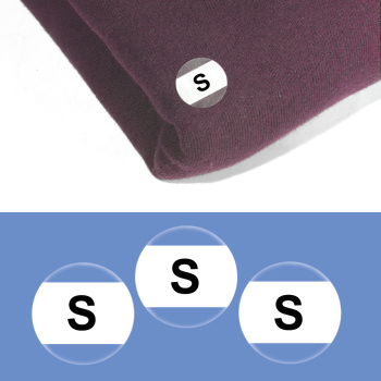 3/4 In Circle Size Labels