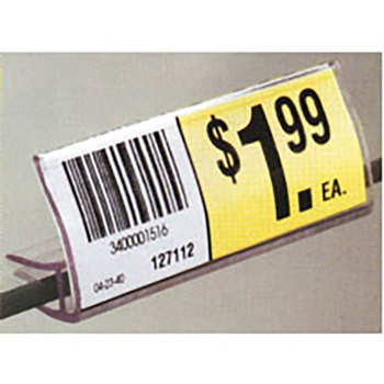 Glass Shelf Label Holder