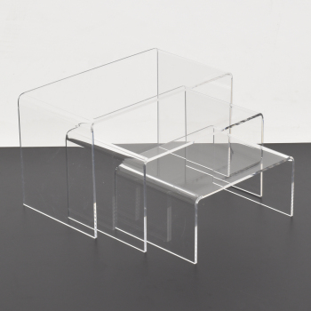 Rectangle Acrylic Display Risers-Set of 3 