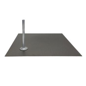 Square Metal Base for Fiberglass Mannequins