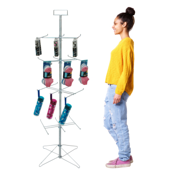 24 Peg Floor Spinner Rack