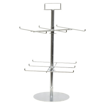 Chrome Countertop Spinner with 12 Hooks 