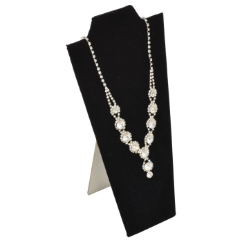 Single Necklace Paperboard Easel Display - 8.25 inch Tall