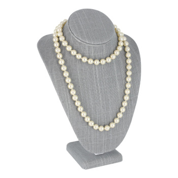Linen Gray 11 in. Necklace Display 