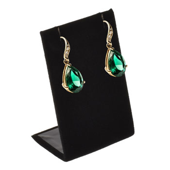 Black Velvet Earring Display Jewelry Stand