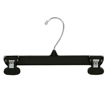 10 in Black Plastic Pinch Grip Hanger - 100 per carton