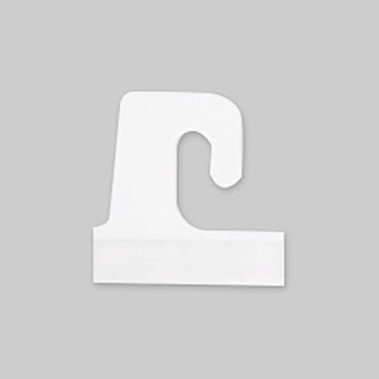 Clear Hang Tab with Hook - 100 per pack 