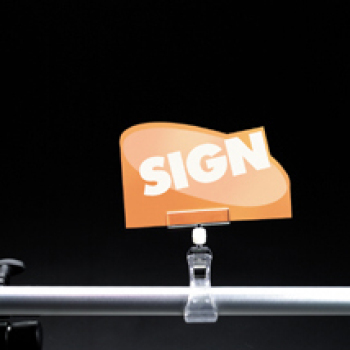 Clip On Sign Holders