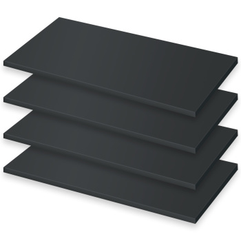  23 3/4 in Black Laminate Shelves - 4 per Carton