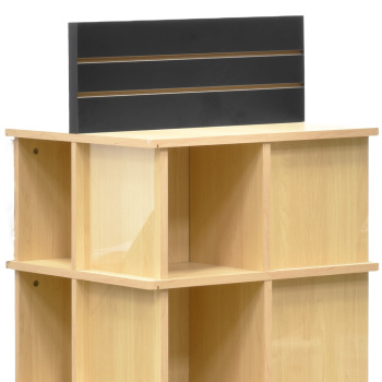Slatwall Topper for the Rotating Wooden T-Shirt Displays 