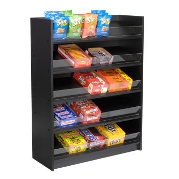 5 Shelf Floor Standing Candy And Snack Display 