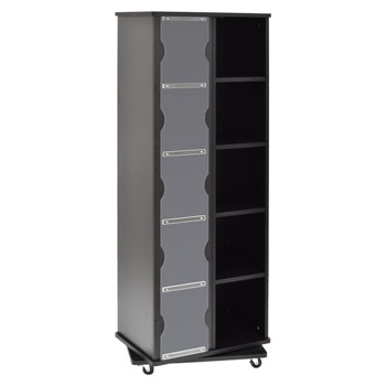 Black Double-Sided Wooden Revolving T-Shirt Display- Holds up to 10 -T-Shirts