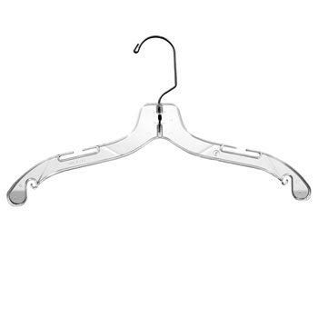 14 In. Plastic Clothing Hangers - 100 per carton