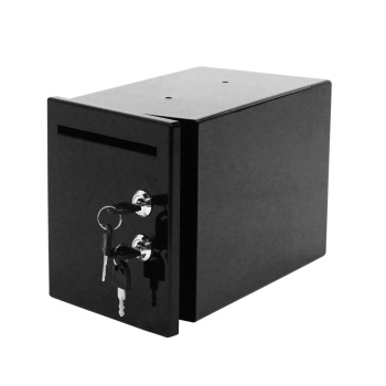Locking Cash Drop Box with Drop Slot