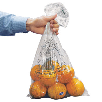 Plastic Produce Bags on Roll - 2400 bags per case